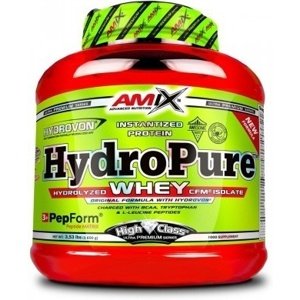 Amix Nutrition Amix HydroPure Hydrolyzed Whey CFM Protein 1600 g - vanilkový krém + Černý Fitness Bag ZDARMA