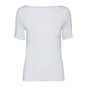 Vero Moda Dámské triko VMPANDA Slim Fit 10231753 Bright white XL