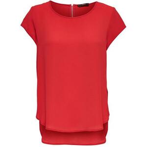 ONLY Dámská halenka ONLVIC Regular Fit 15142784 High Risk Red 38