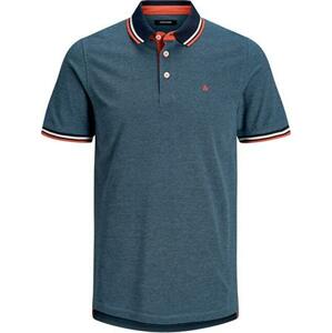 Jack&Jones Pánské polo triko Slim Fit JJEPAULOS 12136668 Denim Blue M