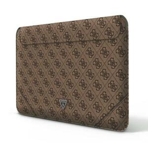 Guess PU 4G Triangle Metal Logo Computer Sleeve 13/14" Brown