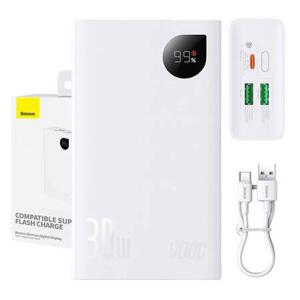 Powerbank Baseus Adaman 2, 20000mAh, 30W,  (white)