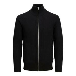 Jack&Jones Pánský svetr JJPANNEL 12220819 Black L