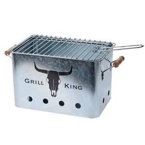 PROGARDEN Gril přenosný piknikový GRILL KING stříbrná KO-C80216100