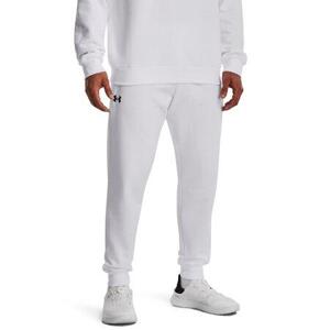 Under Armour Pánské tepláky Rival Fleece Joggers white S