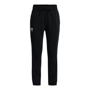 Under Armour Dívčí tepláky Rival Terry Jogger black YL, Černá, 150 - 160