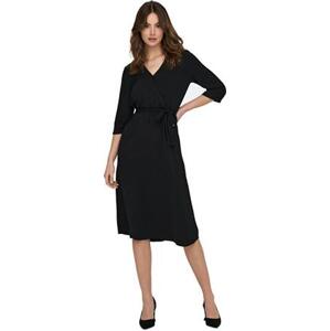 Jacqueline de Yong Dámské šaty JDYLION Regular Fit 15207813 Black 34