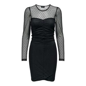 Jacqueline de Yong Dámské šaty JDYGABBY Regular Fit 15309493 Black M