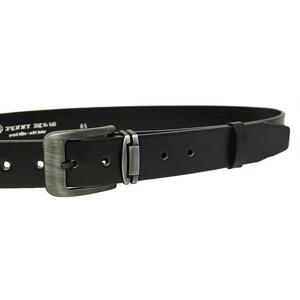 Penny Belts Pánský kožený opasek 507-60 black 95 cm