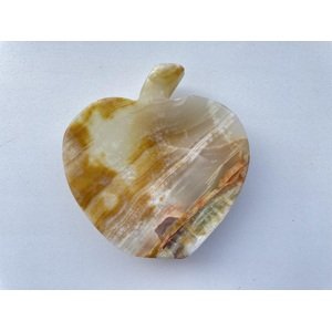 Onyx Tácek ve tvaru jablka šířka 8 cm