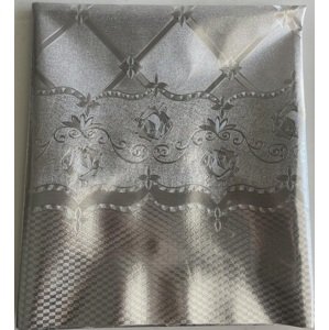 Top textil PVC ubrus stříbrný 120x140 cm
