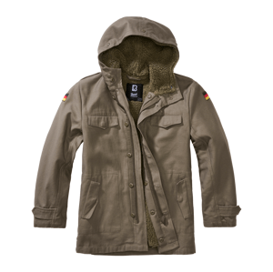 Parka dětská Brandit olivová Barva: olive, Velikost: 134/140