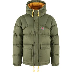 FJÄLLRÄVEN Expedition Down Lite Jacket M, Green-Mustard Yellow (vzorek) velikost: M