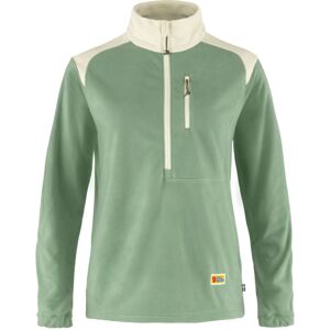 Dámská mikina FJÄLLRÄVEN Vardag Lite Fleece W, Sage Green-Chalk White (vzorek) velikost: S