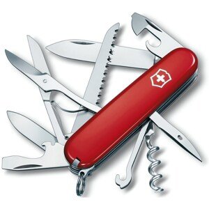 Victorinox Nůž kapesní HUNTSMAN 91mm ČERVENÝ Barva: Červená