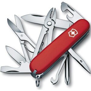 Victorinox Nůž kapesní DELUXE TINKER 91mm ČERVENÝ Barva: Červená