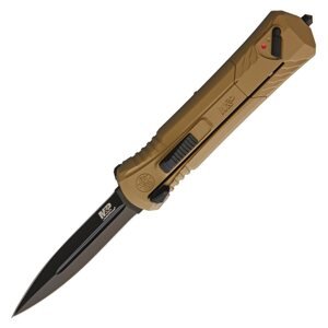 Smith & Wesson® Nůž OUT THE FRONT vystřelovací COYOTE Barva: COYOTE BROWN