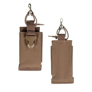 MIL-TEC® Pouzdro na vysílačku uchycení suchým zipem COYOTE Barva: COYOTE BROWN