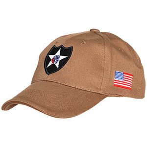 FOSTEX Čepice baseball 2nd INFANTRY DIVISION KHAKI Barva: KHAKI