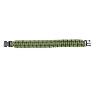 ROTHCO Náramek SURVIVAL PARACORD OLIV 17,5 cm Barva: Zelená, Velikost: 9