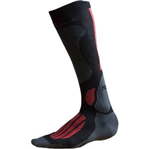 Ponožky BATAC Mission - podkolenka ČERNO/ČERVENÉ Velikost: EU 39-41