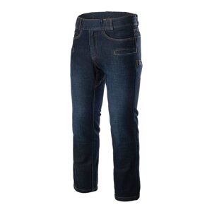 Helikon-Tex® Kalhoty SLIM riflové GREYMAN JEANS DENIM MID DARK BLUE Barva: denim blue, Velikost: 4XL-L