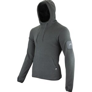 Viper® Mikina klokanka s kapucí FLEECE TITANIUM Barva: ŠEDÁ - GREY, Velikost: M